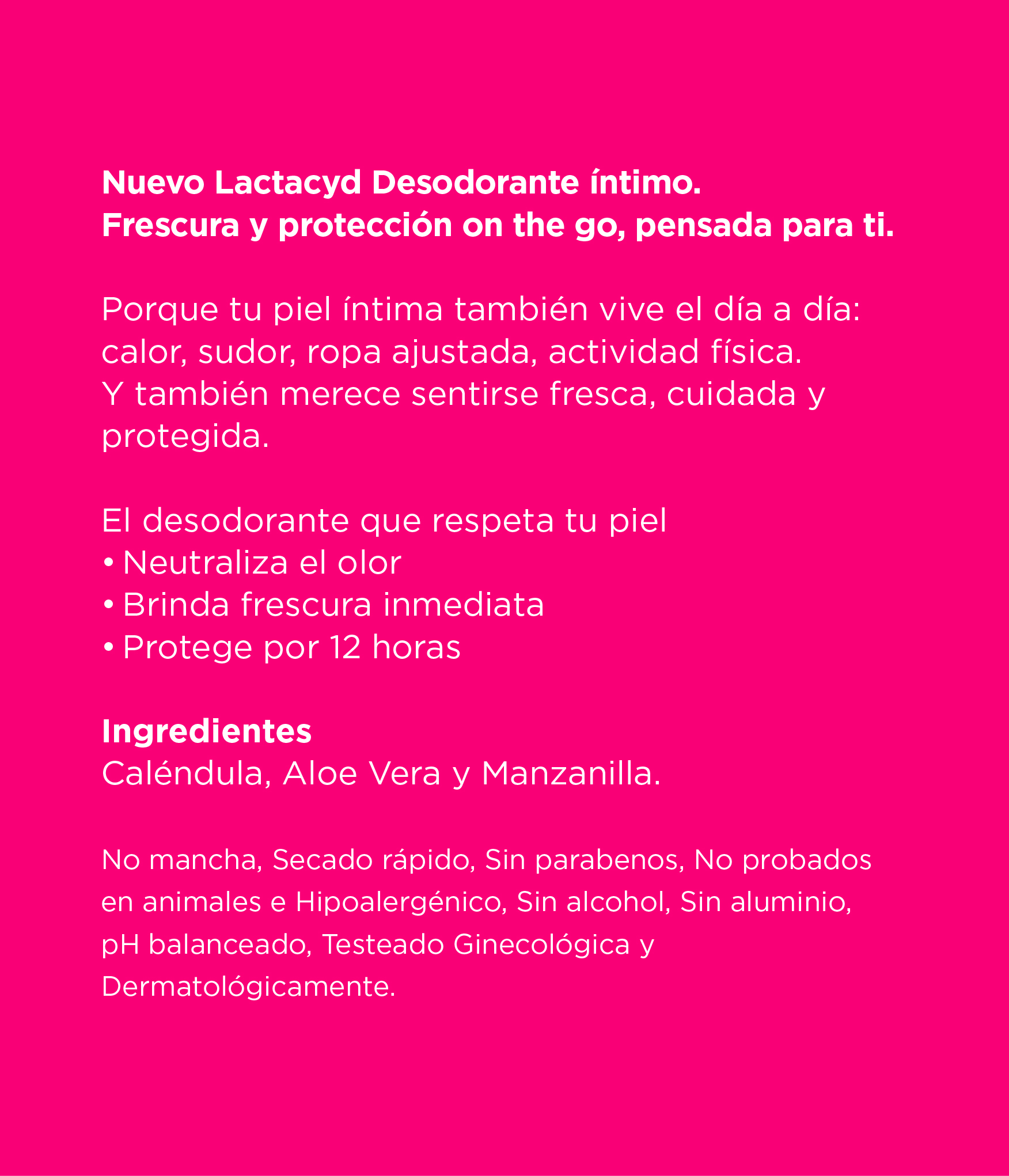Lactacyd product display